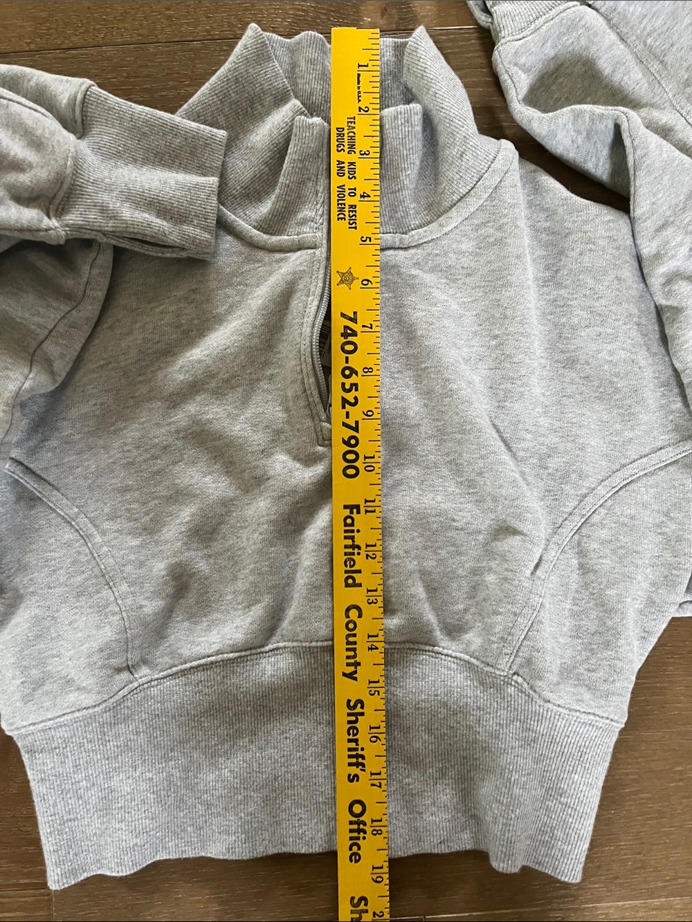 NWT Offline by aerie Light Heather Gray Cropped Sweatshirt size small - Picture 6 of 8